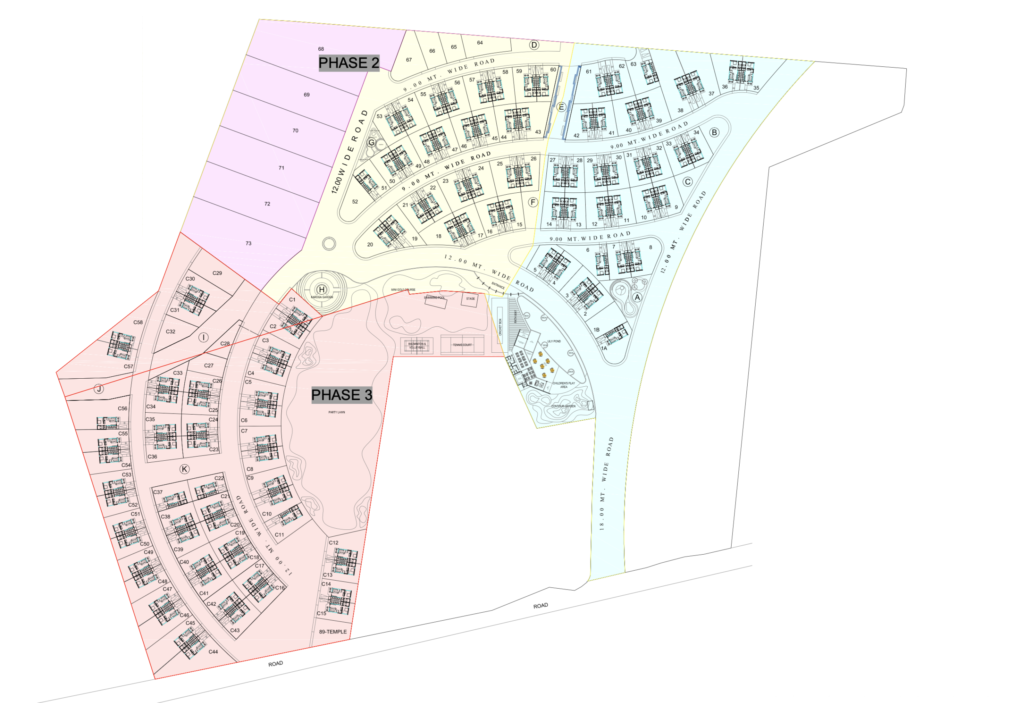The Aravalli resort Layout Plan