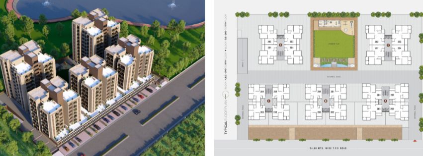 3BHK Divyajyot Sarang Lakeview