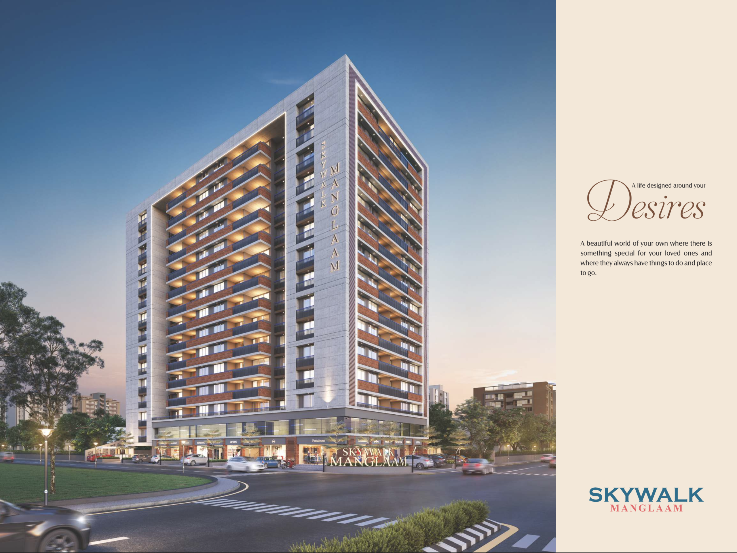SKYWALK MANGALAAM 3BHK