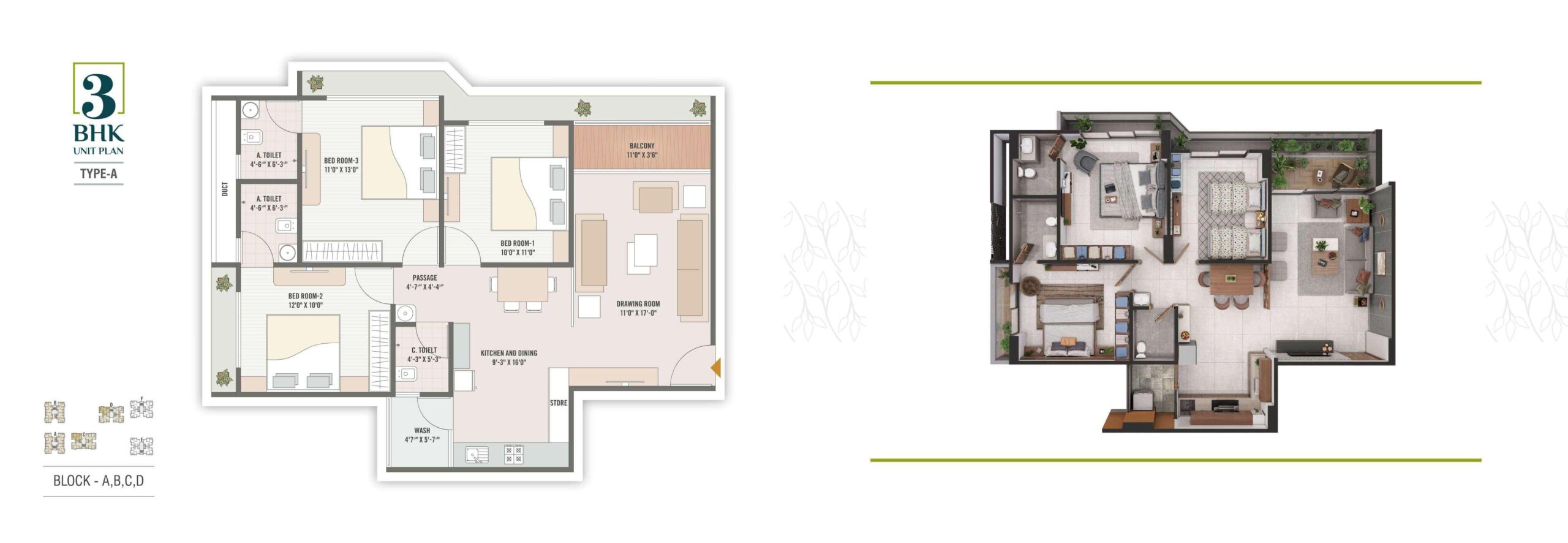 3BHK Property at sg highway ahmedabad